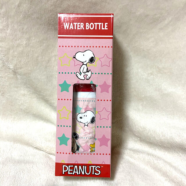 PEANUTS(ピーナッツ)の【SNOOPY】スヌーピー　2WAY ステンレスボトル　かわいい　ピンク　水筒 キッズ/ベビー/マタニティの授乳/お食事用品(水筒)の商品写真