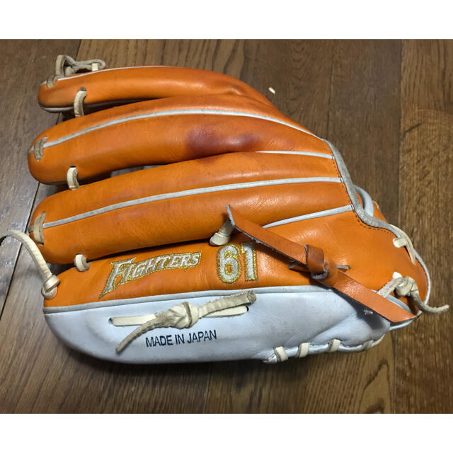 北海道日本ハムファイターズ 杉谷拳士選手 実使用グローブ 北海道日本ハムファイターズ 杉谷拳士選手 実使用グローブ