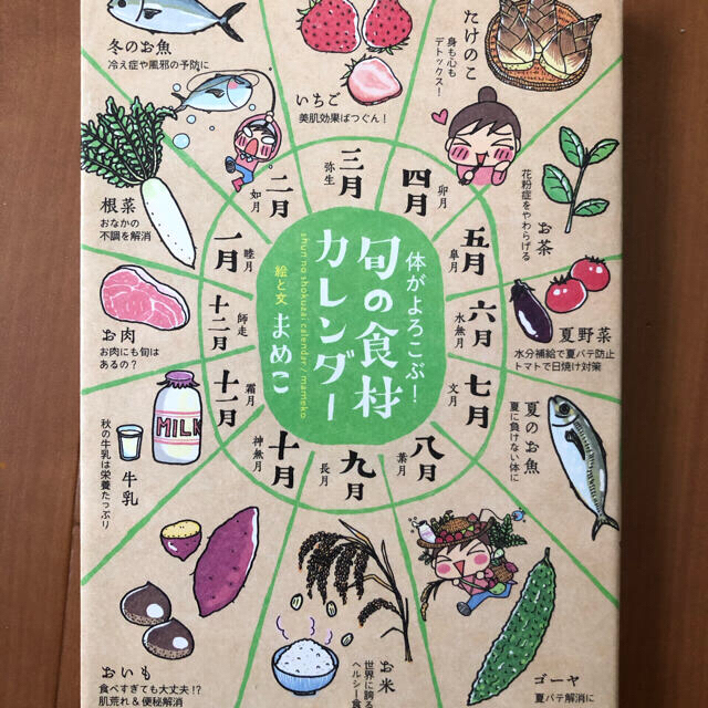 旬の食材カレンダ－ 体がよろこぶ！ エンタメ/ホビーの本(料理/グルメ)の商品写真