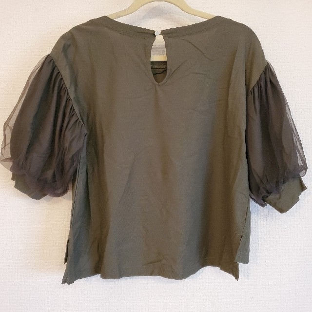 JEANASIS(ジーナシス)のJEANASISチュール袖トップス レディースのトップス(Tシャツ(半袖/袖なし))の商品写真