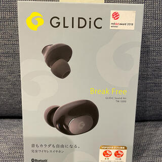 ソフトバンク(Softbank)の新品未使用　GLIDiC Sound Air TW-5000 ブラック (ヘッドフォン/イヤフォン)