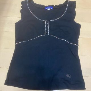 バーバリーブルーレーベル(BURBERRY BLUE LABEL)の【美品】Burberry Blue label トップス(カットソー(半袖/袖なし))