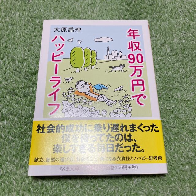 年収９０万円でハッピーライフ エンタメ/ホビーの本(文学/小説)の商品写真
