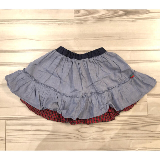 familiar(ファミリア)のfamiliar リバーシブルスカート キッズ/ベビー/マタニティのキッズ服女の子用(90cm~)(スカート)の商品写真