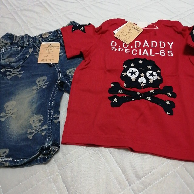 daddy oh daddy(ダディオーダディー)の新品タグつきDaddy  Oh  Daddy 95上下セット キッズ/ベビー/マタニティのキッズ服男の子用(90cm~)(Tシャツ/カットソー)の商品写真