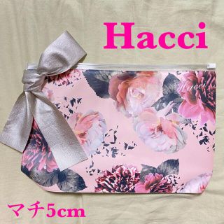 ハッチ(HACCI)のHacci 花柄クリアファイル オリジナルポーチ(ポーチ)