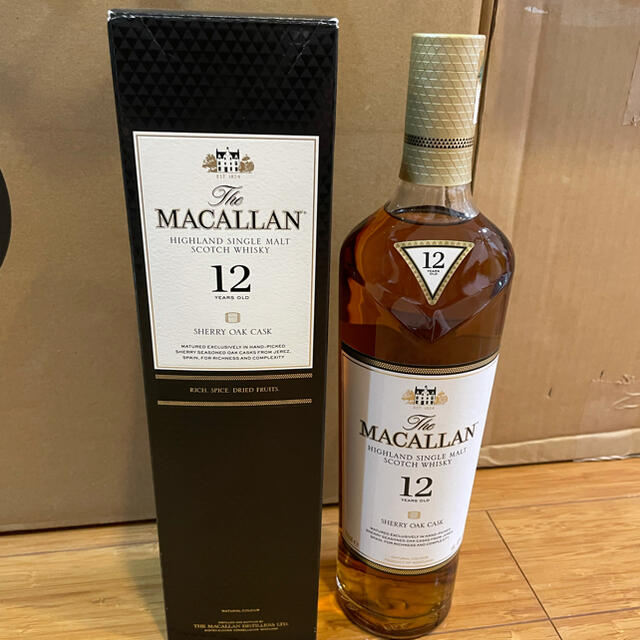 ウイスキー新品 ザ マッカラン 12年 シェリーオーク 700ml 40度