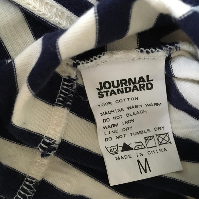 JOURNAL STANDARD(ジャーナルスタンダード)のジャーナルスタンダードボーダートップスメンズM メンズのトップス(Tシャツ/カットソー(七分/長袖))の商品写真