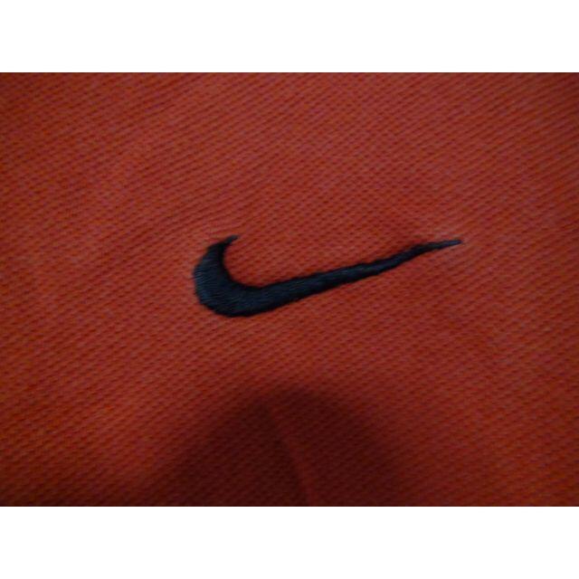 NIKE(ナイキ)のナイキのオレンジのポロシャツ（L)!。 メンズのトップス(ポロシャツ)の商品写真