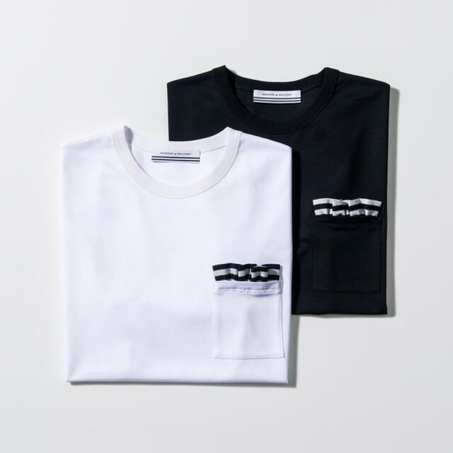 【うえちゃん様専用】BORDERS at BALCONY Tシャツ WHITE  レディースのトップス(Tシャツ(半袖/袖なし))の商品写真