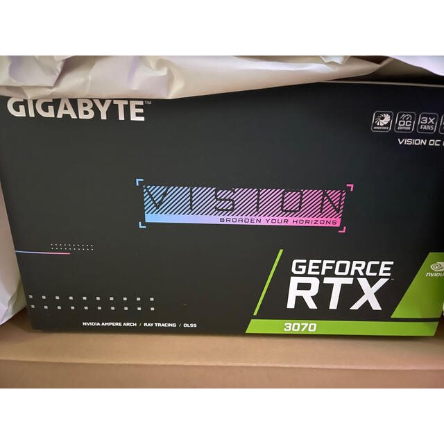 GDDR6メモリバス【新品】GIGABYTE GeForce RTX 3070 VISION OC