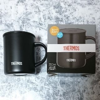 サーモス(THERMOS)のTHERMOS サーモス 真空断熱 マグカップ 黒 ステンレス(タンブラー)