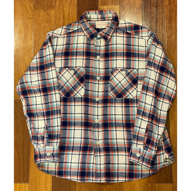 Engineered Garments(エンジニアードガーメンツ)のBONCOURA ボンクラ ヘビーネル ワークシャツ 40 メンズのトップス(シャツ)の商品写真