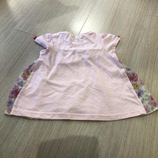 anyFAM(エニィファム)の半袖シャツ 女の子 120cm キッズ/ベビー/マタニティのキッズ服女の子用(90cm~)(Tシャツ/カットソー)の商品写真