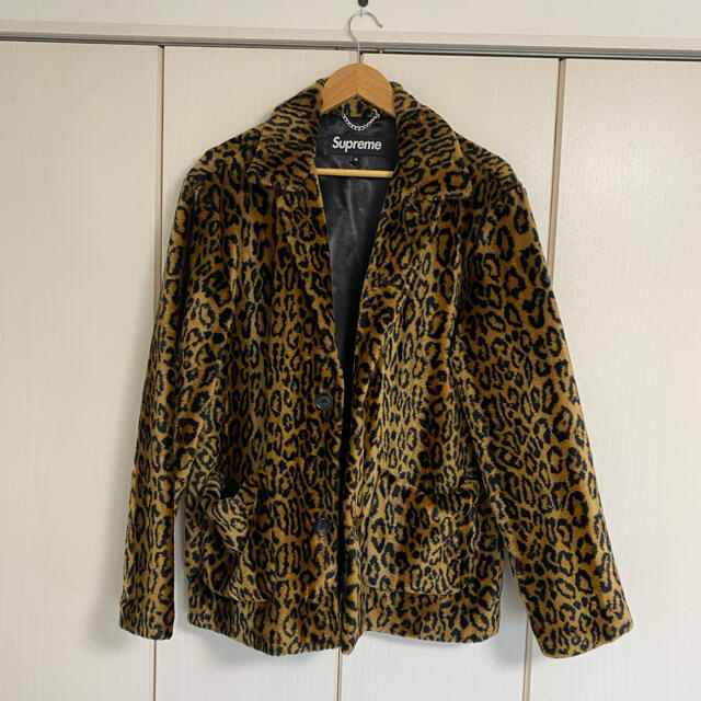 Supreme supreme 16SS Leopard Faux Fur Coat Mの通販 by peace shop｜シュプリームならラクマ - 人気超激安