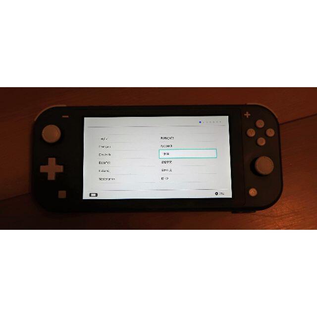 ゲームソフト/ゲーム機本体Switch Lite グレー 　充電器、ケース、メモリーカード３２G付き