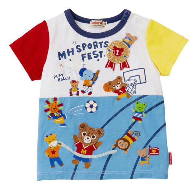 ☆ミキハウス☆超豪華スポーツ柄☆半袖Tシャツ☆オリンピック ☆ミキハウス☆超豪華スポーツ柄☆半袖Tシャツ☆オリンピック