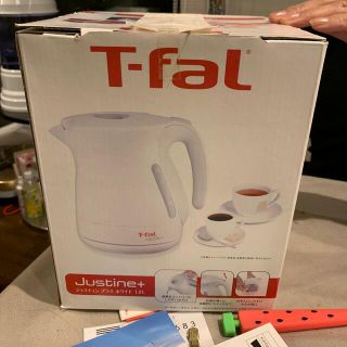 ティファール(T-fal)のtfal ジャスティンプラスホワイト1.2l(電気ケトル)