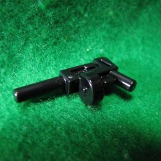 レゴ(Lego)のレゴ-LEGO★機関銃[黒](ドラムマガジン)★マシンガン★フィグ装着パーツ武器(積み木/ブロック)