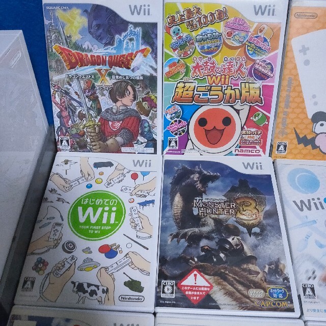 Wii 本体 太鼓の達人 マリオカート スーパーマリオブラザーズ ソフト9本！