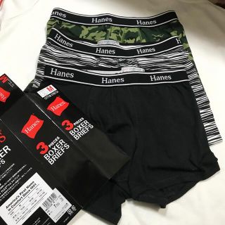 ヘインズ(Hanes)のDARUMA様専用　　ヘインズ　３枚ボクサーブリーフ　新品(ボクサーパンツ)