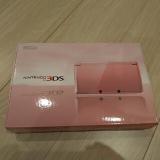 ニンテンドウ(任天堂)の購入者決定済　Nintendo 3DS 本体 ミスティピンク　ケース付き(携帯用ゲーム機本体)