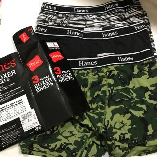 ヘインズ(Hanes)のぼちくん専用★ヘインズ３枚　ボクサーブリーフ　Lサイズ(ボクサーパンツ)