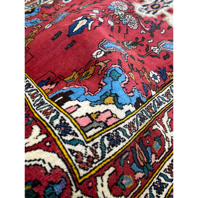 ヴィンテージ バクティアリ産 ペルシャ絨毯 151×100cm | orinocoorigen.com