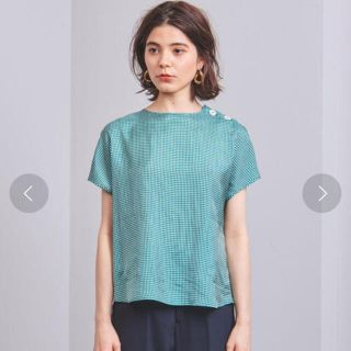 ユナイテッドアローズ(UNITED ARROWS)のグンヨハンソン　ギンガムチェックブラウス(シャツ/ブラウス(半袖/袖なし))