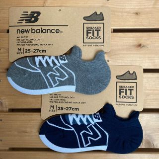 ニューバランス(New Balance)のnew balance メンズ ソックス  靴下 25〜27㎝ 2足セット(ソックス)