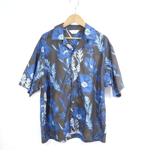 JIEDA 21ss FLOWER OPEN COLLAR SHIRT ジエダ