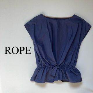 ロペ(ROPE’)のROPE フレンチスリーブペプラムブラウス(シャツ/ブラウス(半袖/袖なし))