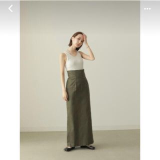 プラージュ(Plage)のlouren / highwaist pencil skirtスカート新品未使用(ロングスカート)