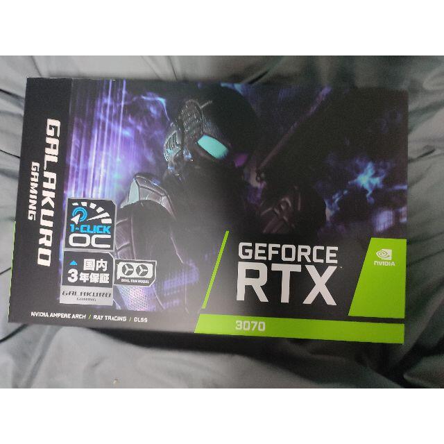 [新品未開封] 玄人志向 GG-RTX3070-E8GB/OC/DF2