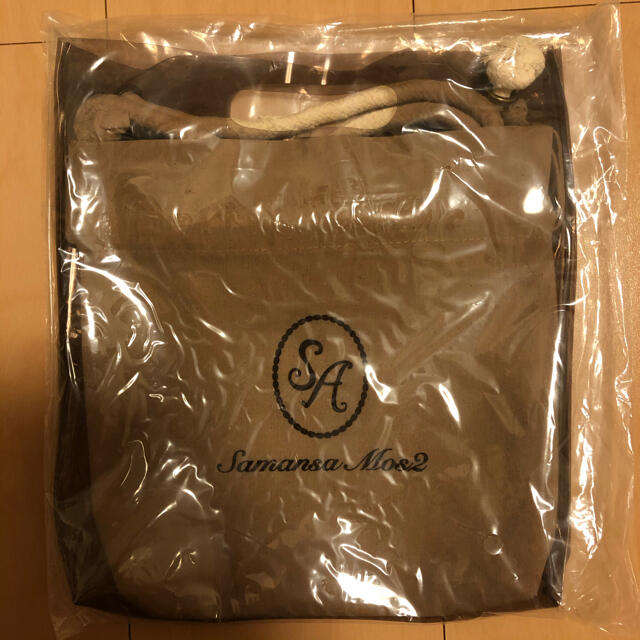 SM2(サマンサモスモス)のサマンサモスモスノベルティ　巾着付きPVCバック エンタメ/ホビーのコレクション(ノベルティグッズ)の商品写真