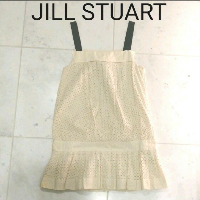 JILLSTUART(ジルスチュアート)のジルスチュアート　サイズ0　チュニック　ワンピース　リボン レディースのワンピース(ミニワンピース)の商品写真