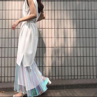 アメリヴィンテージ(Ameri VINTAGE)のAMERI  aurora layered dress(ロングドレス)