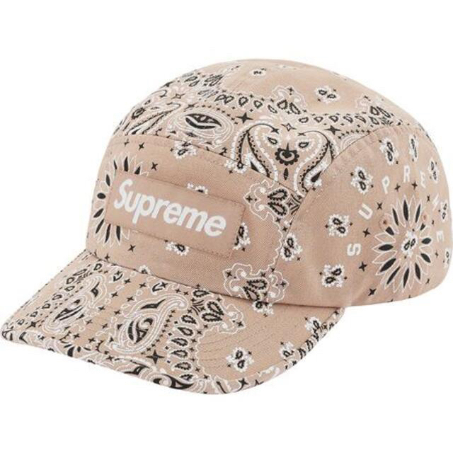 Supreme Bandana Camp Cap Tan バンダナ キャップ メンズの帽子(キャップ)の商品写真