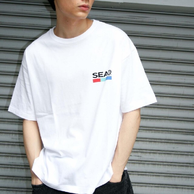 SEA(シー)の★L★WDS (DUB POSITION) COLD WHITE TEE メンズのトップス(Tシャツ/カットソー(半袖/袖なし))の商品写真