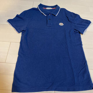 MONCLER - モンクレール ポロシャツ Sサイズ ブルーの通販｜ラクマ