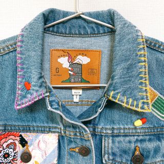 【定価14万以上】マークジェイコブス デニムジャケット 刺繍 ワッペン Gジャン