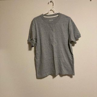 ムジルシリョウヒン(MUJI (無印良品))の無印良品　無地Tシャツ　グレー　サイズM(Tシャツ/カットソー(半袖/袖なし))