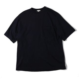 コモリ(COMOLI)のCOMOLI コモリ 裏毛半袖スウェット ネイビー サイズ3(Tシャツ/カットソー(半袖/袖なし))