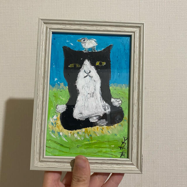 絵画 手描き原画 芝生に座っている猫ちゃん の通販 By アカザ麦 ラクマ 絵画 手描き原画 芝生に座っている猫ちゃん の通販 By アカザ麦 ラクマ