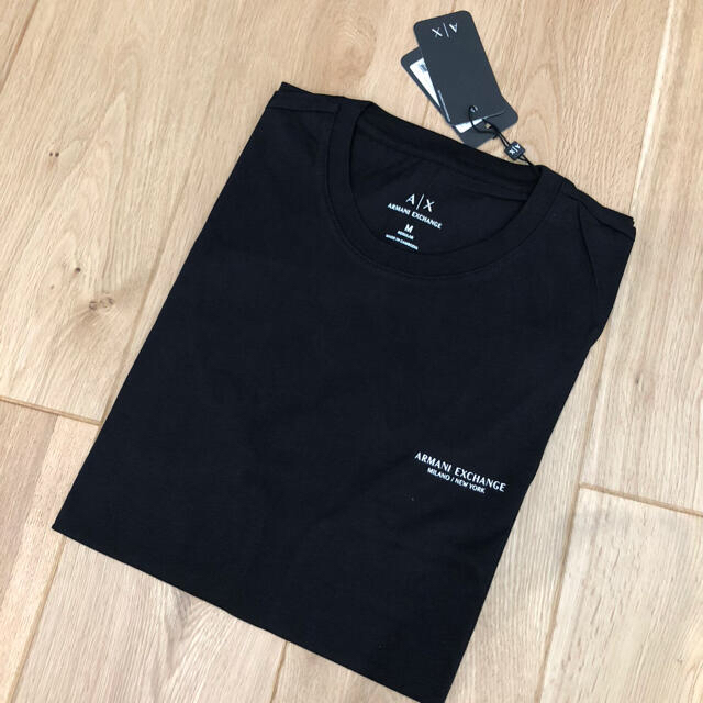ARMANIEXCHANGE  シンプル ロゴTシャツ ブラック 黒 Mサイズ