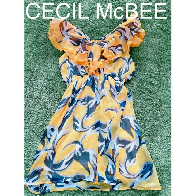 CECIL McBEE(セシルマクビー)の【春夏物処分セール】CECIL McBEE ミニワンピース レディースのワンピース(ミニワンピース)の商品写真