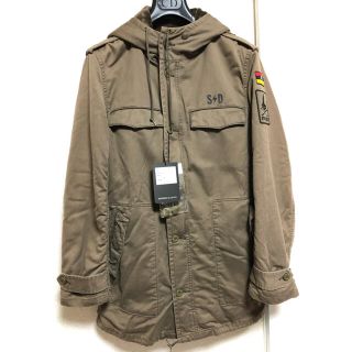 ヒステリックグラマー(HYSTERIC GLAMOUR)の新品未使用 ヒステリックグラマー ミリタリーコート sizeS(ミリタリージャケット)