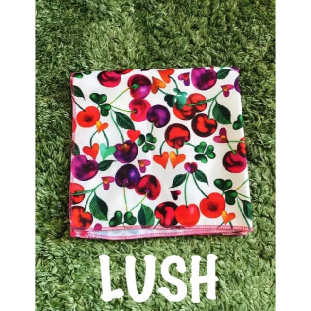 LUSH(ラッシュ)のLUSHのチェリー柄風呂敷 レディースのファッション小物(バンダナ/スカーフ)の商品写真