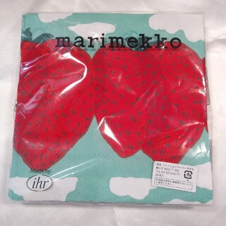 マリメッコ(marimekko)の33センチ　グリーン　マンシッカヴォレット　ペーパーナプキン　マリメッコ(収納/キッチン雑貨)