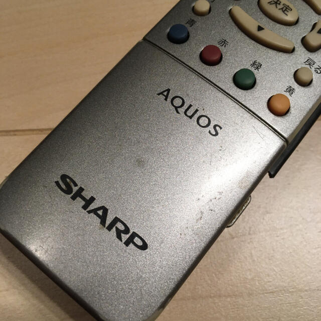 AQUOS(アクオス)のSHARP テレビリモコン　ga491wjsa スマホ/家電/カメラのテレビ/映像機器(その他)の商品写真